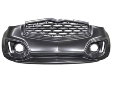 DEFENSA O PARAGOLPES DELANTERO EN PLASTICO PARA CHATENET CH46 VERSION 1